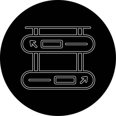 Bir b eksikliği simgesinin vektör çizimi