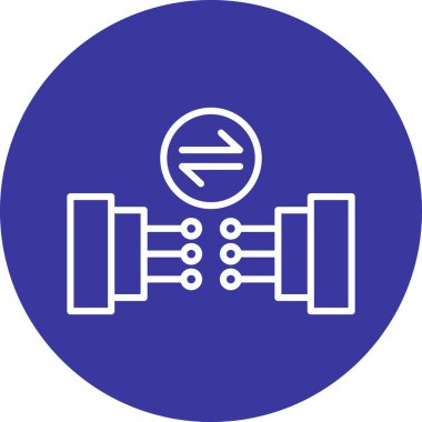 Halter. Web simgesi basit tasarım