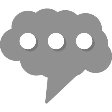 Sohbet konuşma baloncukları vektör çizimi