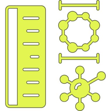 Beyaz arka planda siyah çizgi DNA sembolü izole edildi. Simgeleri renklendir. vektör.