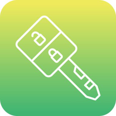 Tek bir simgenin vektör illüstrasyonu