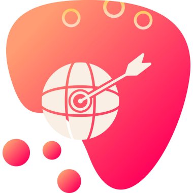 Bir kürenin arka planının vektör illüstrasyonu