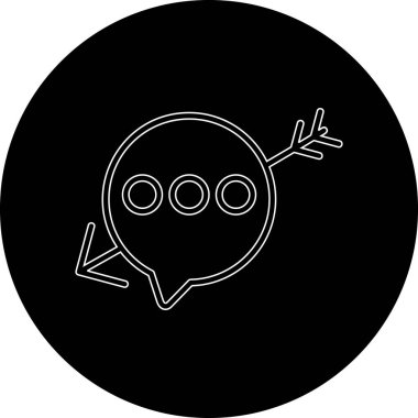 Gıda modern simgesinin vektör çizimi