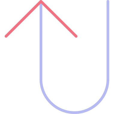 ok web simgesi, basit vektör illüstrasyonu