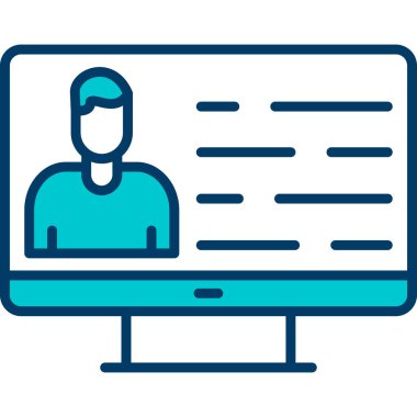 Moda biçimi izole edilmiş arkaplanda iş görüşmesi simgesi