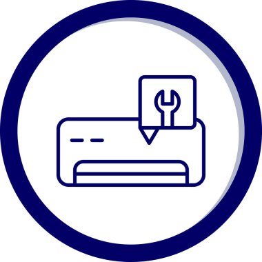 Modern simgenin vektör illüstrasyonu