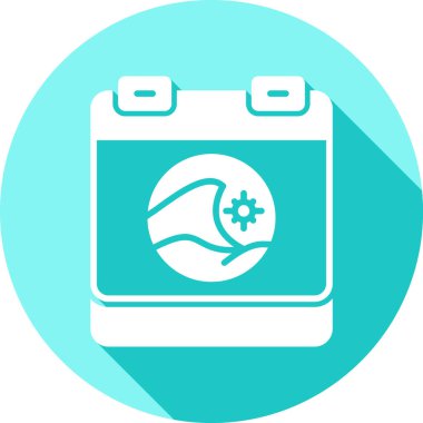 Modern bir simgenin vektör illüstrasyonu