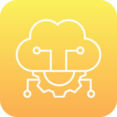 Modern simgenin vektör illüstrasyonu