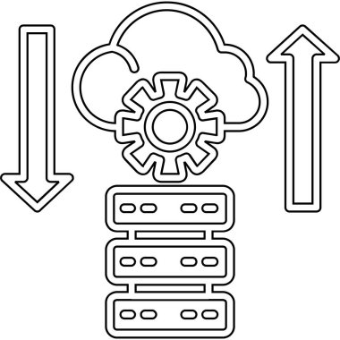 veri sunucusu. Web simgesi