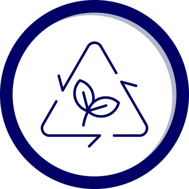 Yaprak. Web simgesi basit tasarım