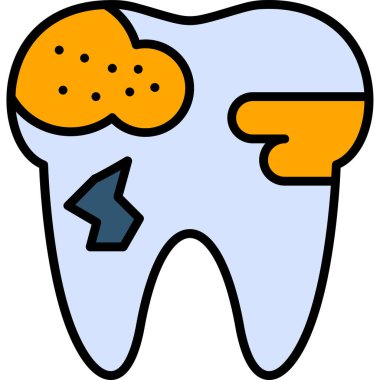 Diş bakımı. Basit simge