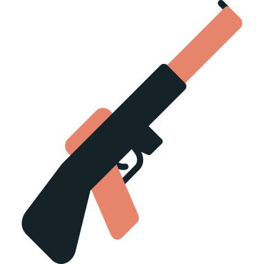 Silah. Web simgesi basit illüstrasyon