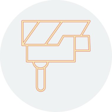 Modern bir simgenin vektör illüstrasyonu