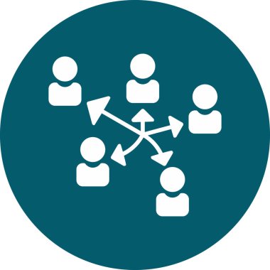 İş ve finans simgesinin vektör illüstrasyonu