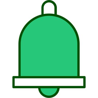 Zil. Web simgesi basit illüstrasyon