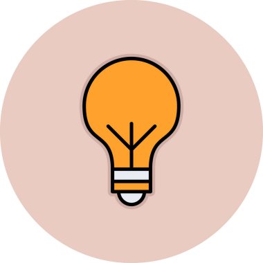 ampul vektör simgesi