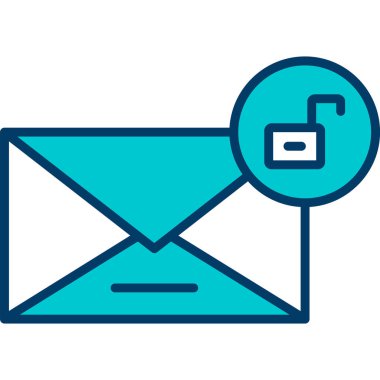 E- posta iletisi vektör illüstrasyon tasarımı içeren zarf posta