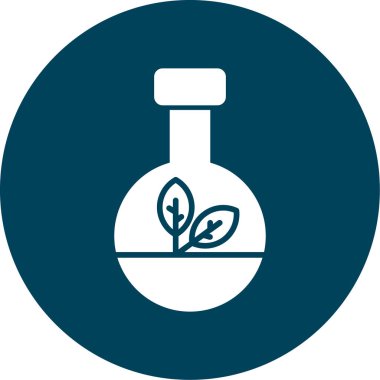 Bitki simgesinin vektör illüstrasyonu