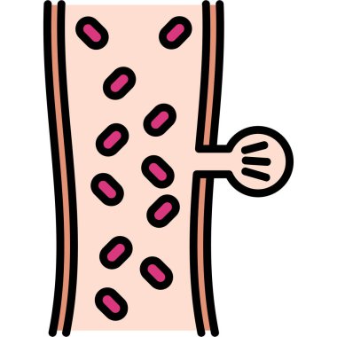 Gıda simgesinin vektör illüstrasyonu