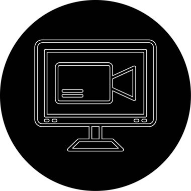 bilgisayar simgesi vektör illüstrasyonu