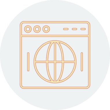 Modern bir mutfak ikonunun vektör çizimi