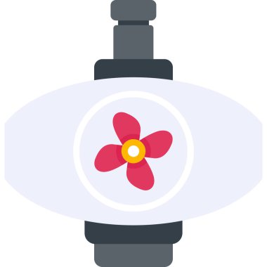 Çiçek. Web simgesi basit tasarım