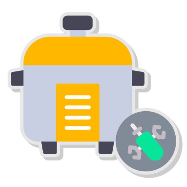 Turuncu kapaklı ve aletli mutfak aletleri