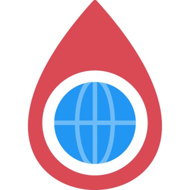 kan damlası vektör simgesi modern basit tasarım