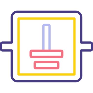 boya silindiri vektör illüstrasyonu