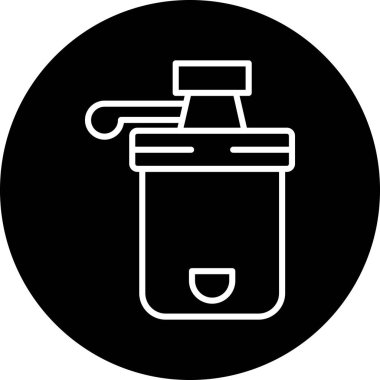 şişe simgesi, vektör illüstrasyonu