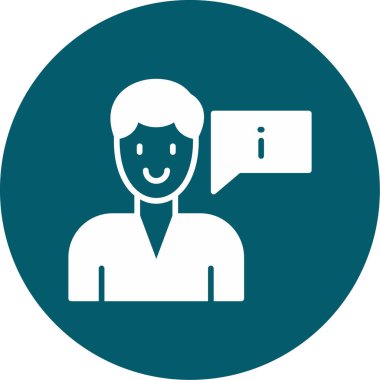 konuşma balonu simgesi, vektör illüstrasyonu