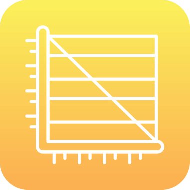 Modern b 'nin vektör illüstrasyonunda termometrenin eksik simgesi
