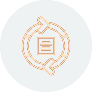 seo modern simgesinin vektör illüstrasyonu