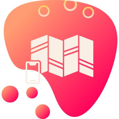 Bir torba simgesinin vektör illüstrasyonu