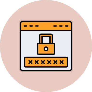 güvenli simge vektör illüstrasyonu