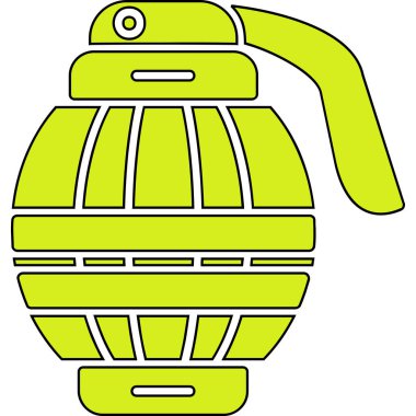 Doldurulmuş hayvan hayvan hayvan hayvan simgesi - taslak biçimi