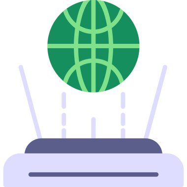 Anten. Web simgesi basit illüstrasyon