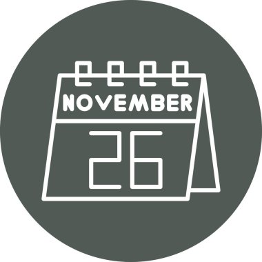 Kasım 'ın 3' üncü günü tek bir günlük takvimde