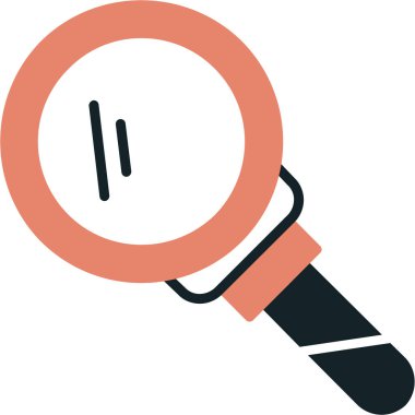 büyütme cam simgesi vektör illüstrasyon grafik tasarımı