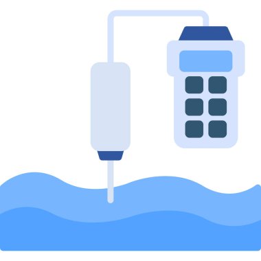 Su musluğu ikonu vektör illüstrasyonu