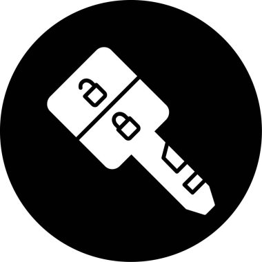 Anahtar. Web simgesi basit illüstrasyon