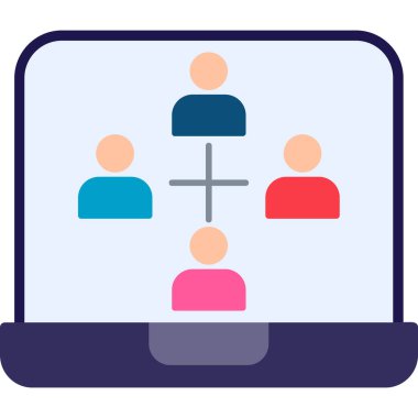 İş toplantısı vektör simgesi