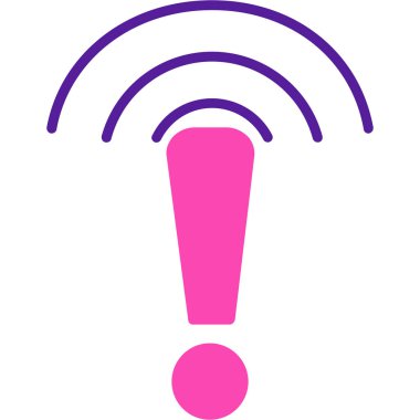 ünlem işareti. vektör çizim