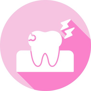 diş hekimi simge vektör çizim