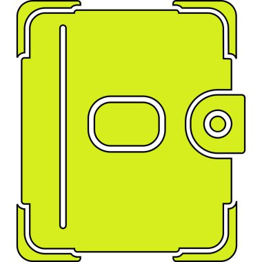 Beyaz arkaplanda izole edilmiş bir kitap simgesinin çizimi