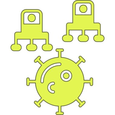 Modern oto tamir simgesinin vektör illüstrasyonu