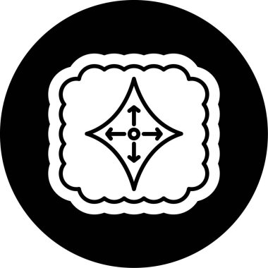 pusula simgesi modadan izole edilmiş arkaplan