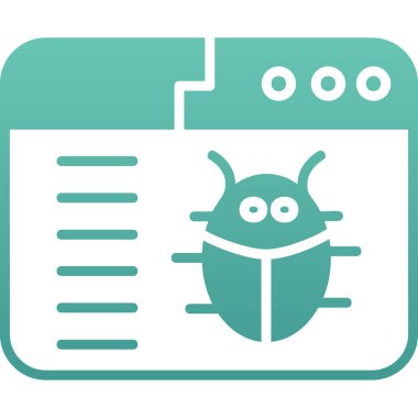 Bir hata simgesinin vektör çizimi