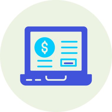 para simgesi vektör illüstrasyonlu bilgisayar