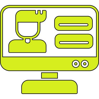 seo modern simgesinin vektör illüstrasyonu